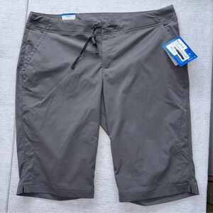 Columbia Anytime Outdoor Long Short Pocket Draws womens size 16 New With Tags